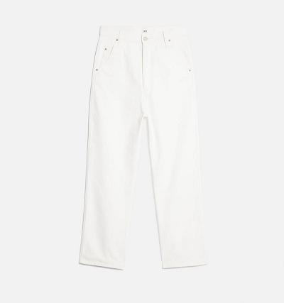 Ami Paris Alex Fit Men's Denim White | ami-NZ381