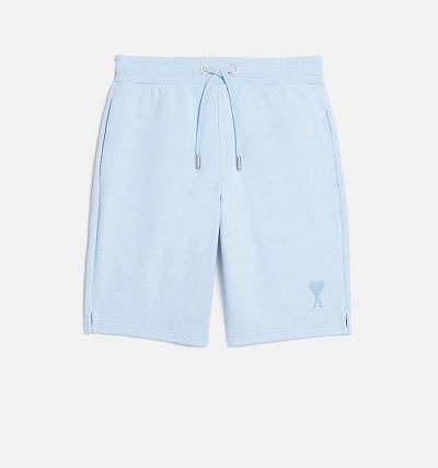 Ami Paris Ami de Coeur Women's Shorts Blue | ami-NZ102