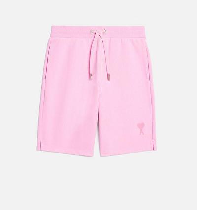 Ami Paris Ami de Coeur Women's Shorts Pink | ami-NZ598