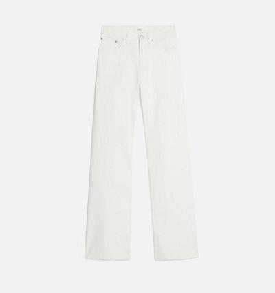 Ami Paris Boyfriend Fit Women's Denim White | ami-NZ166