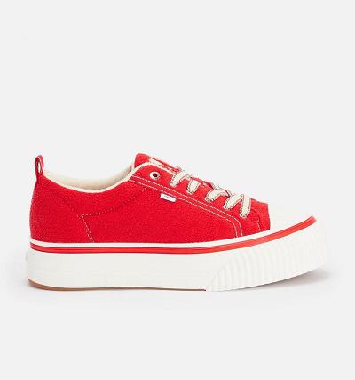 Ami Paris Low Top Ami 1980 Women's Sneakers Red | ami-NZ594