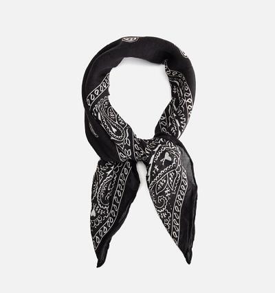 Ami Paris Scarves Black | ami-NZ605