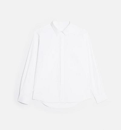 Ami Paris Tonal Ami de Coeur Men's Shirts White | ami-NZ507