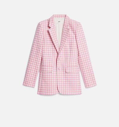 Ami Paris Two Buttons Women's Suits Pink | ami-NZ134