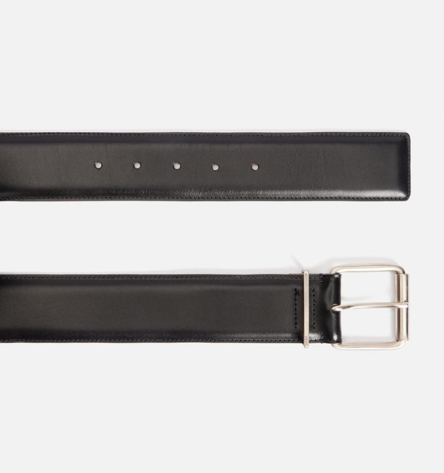 Ami Paris 35 Mm Belts Black | ami-NZ128