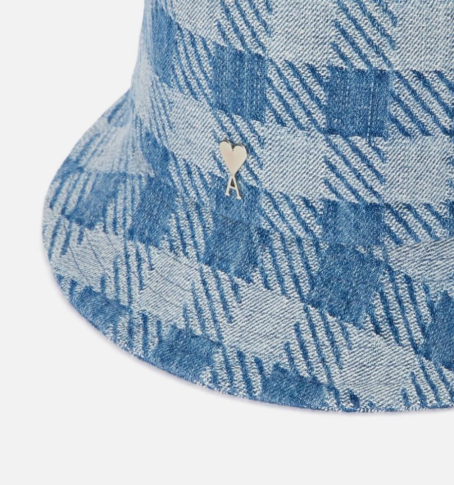 Ami Paris Ami de Coeur Bucket Hat Blue | ami-NZ510