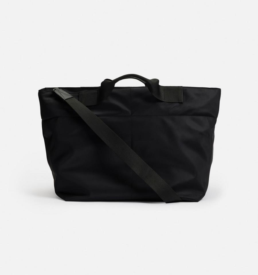 Ami Paris Ami de Coeur Large Tote Bags Black | ami-NZ399