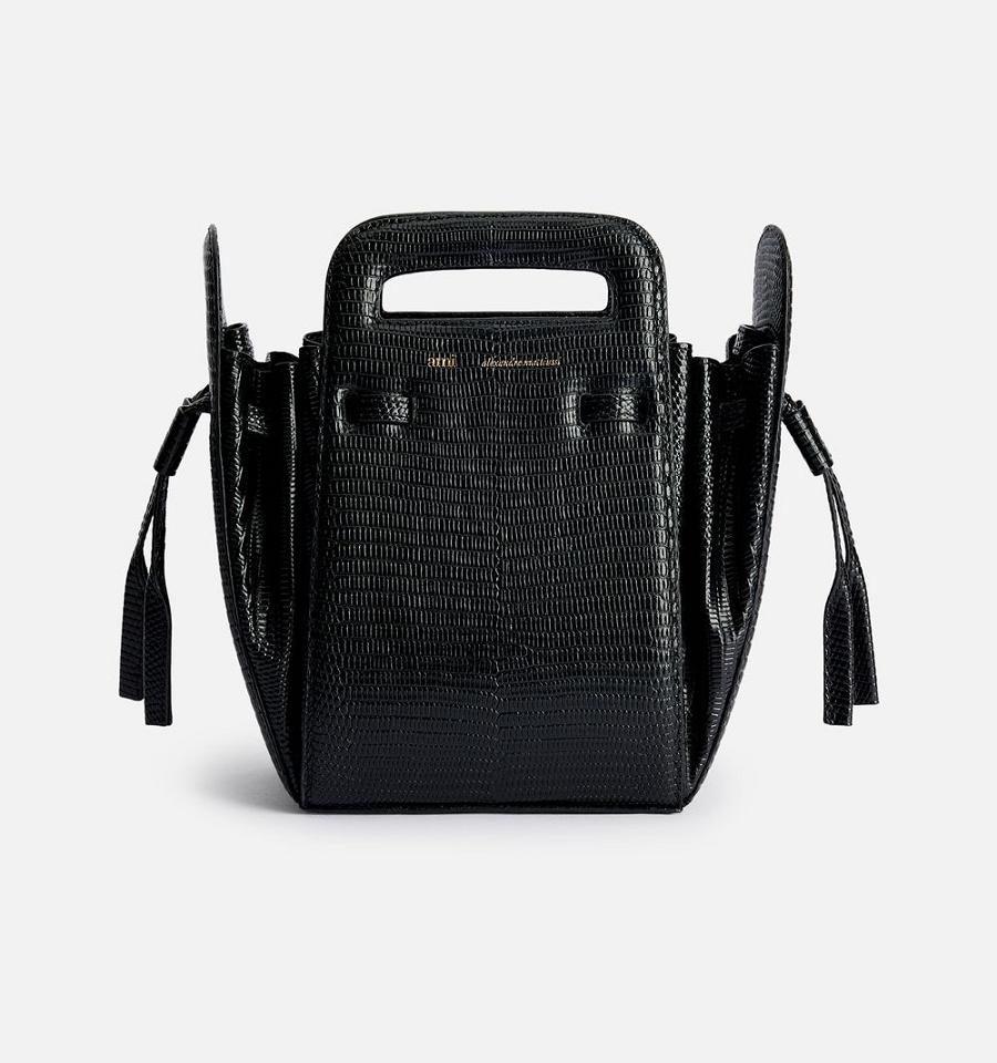 Ami Paris Bucket Accordéon Bags Black | ami-NZ131