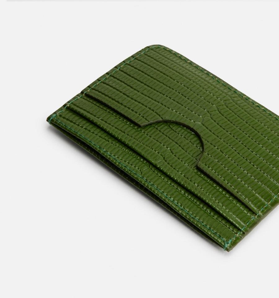 Ami Paris Card Holder Card Case Green | ami-NZ244