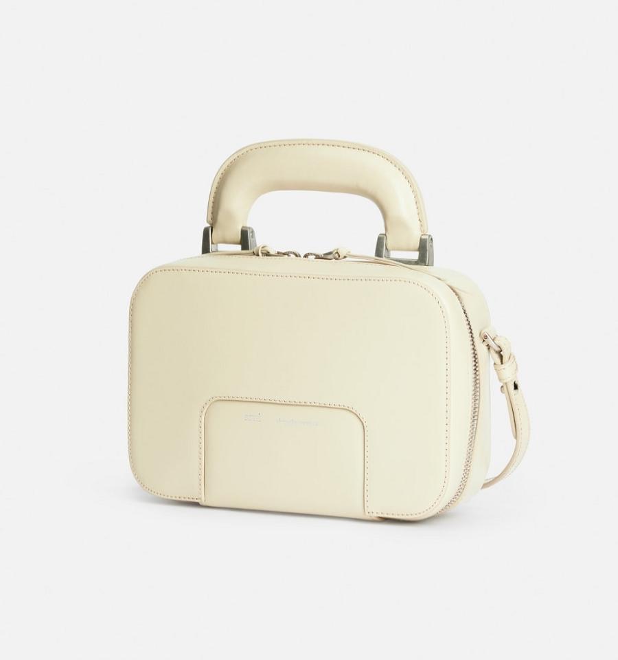 Ami Paris Case Bags Beige | ami-NZ217