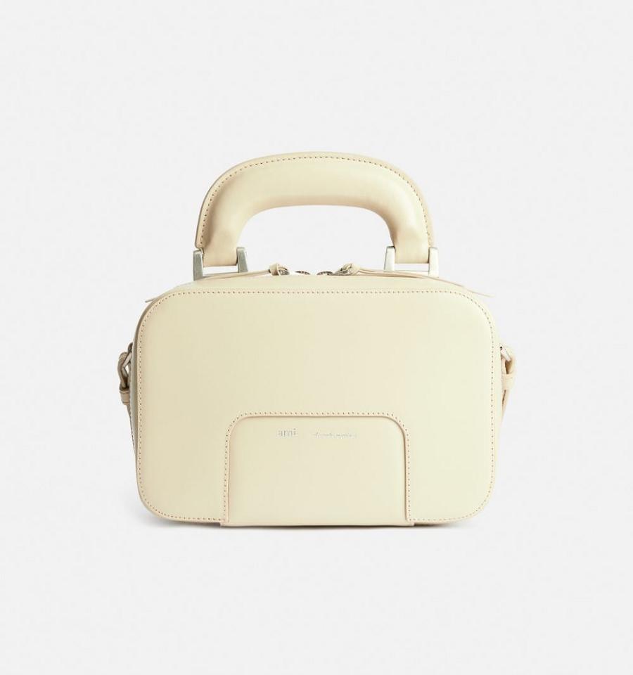 Ami Paris Case Bags Beige | ami-NZ217