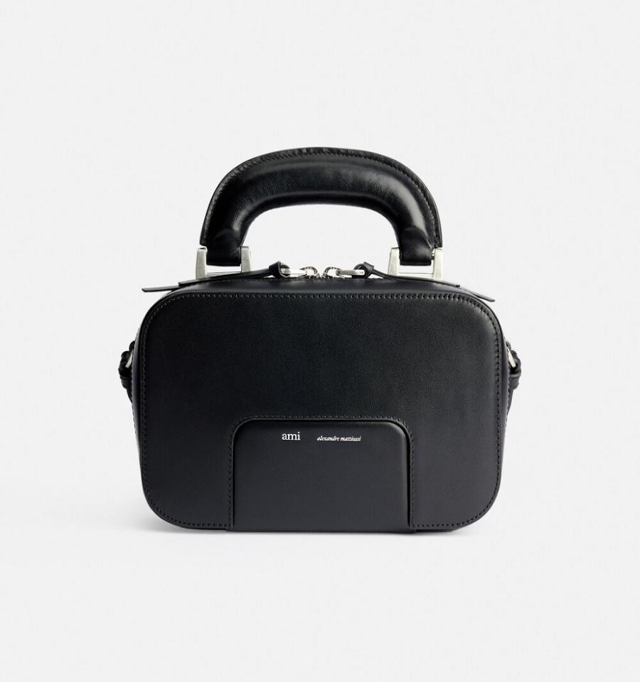 Ami Paris Case Bags Black | ami-NZ534