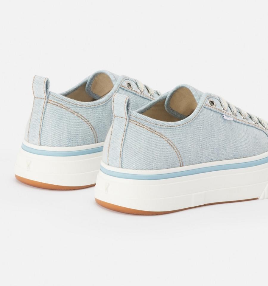 Ami Paris Low Top Ami 1980 Men's Sneakers Blue | ami-NZ334