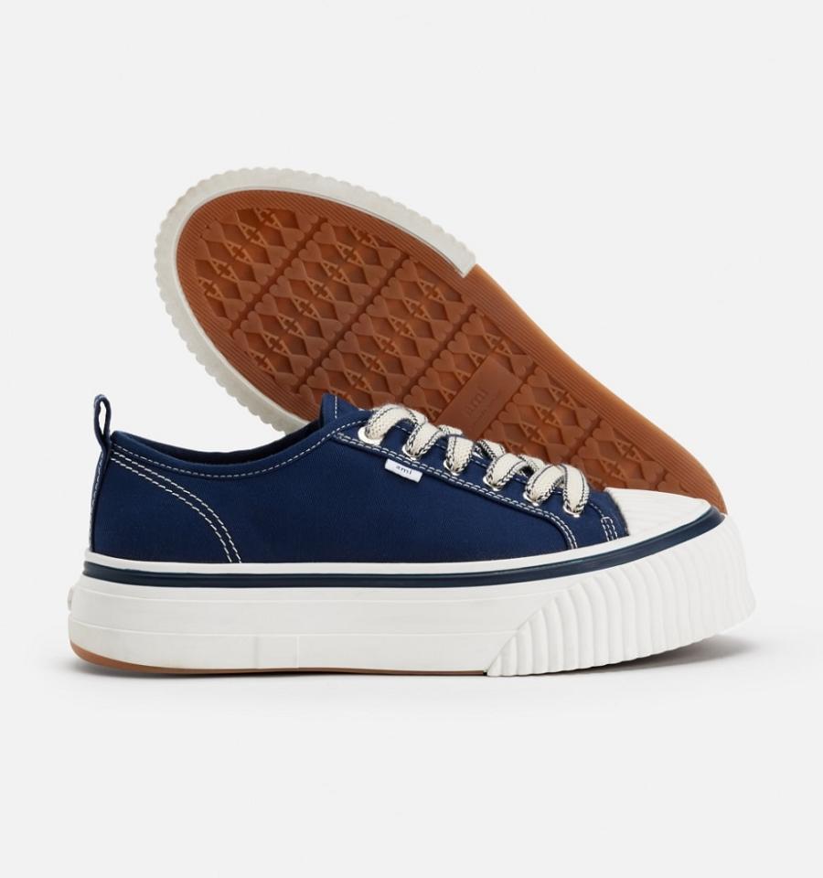 Ami Paris Low Top Ami 1980 Men's Sneakers Navy | ami-NZ523