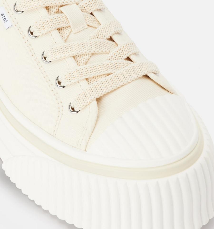 Ami Paris Low Top Ami 1980 Women's Sneakers Beige | ami-NZ436