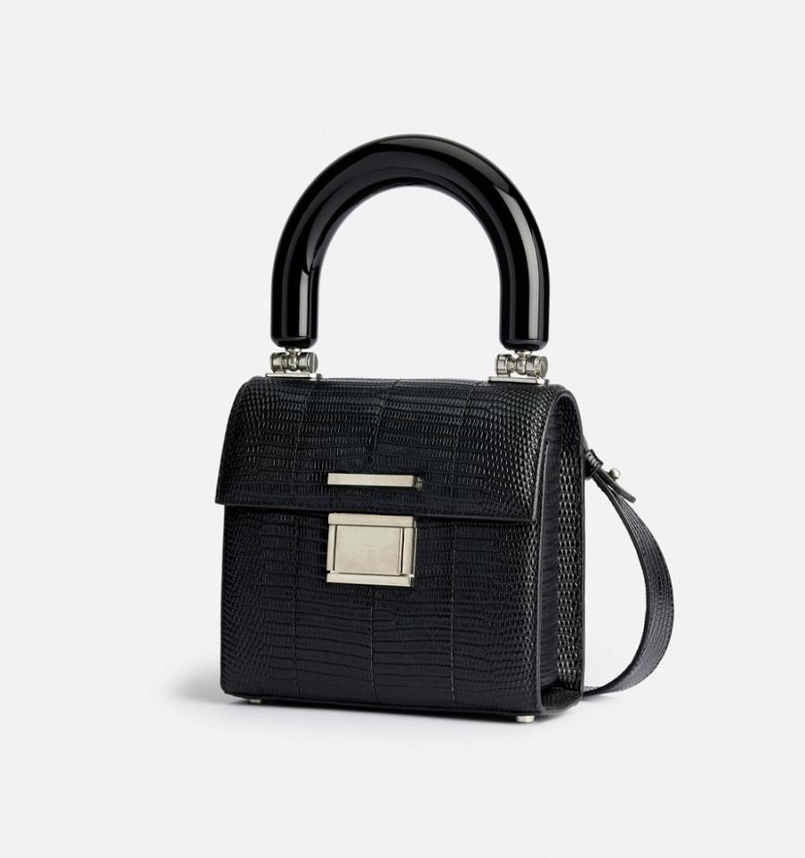 Ami Paris Mini Deja Vu Bags Black | ami-NZ421