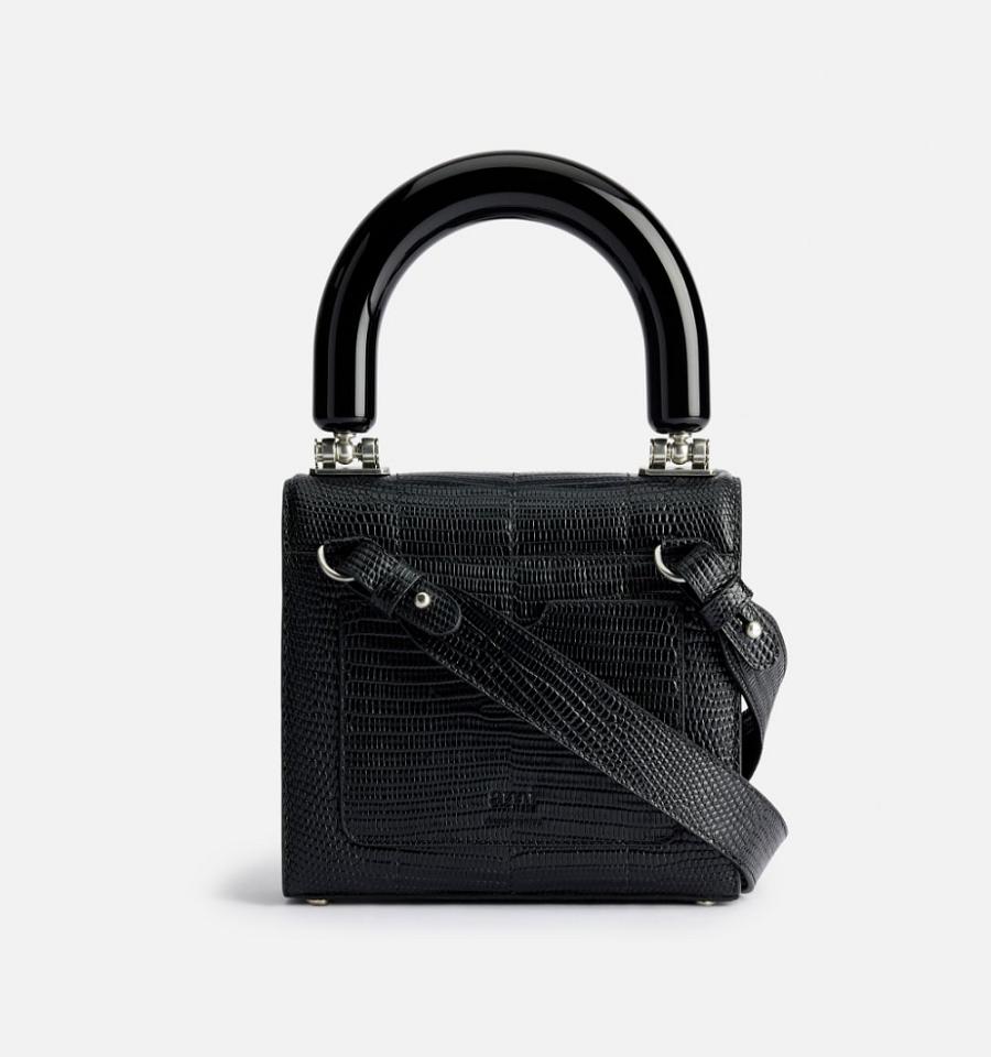 Ami Paris Mini Deja Vu Bags Black | ami-NZ421