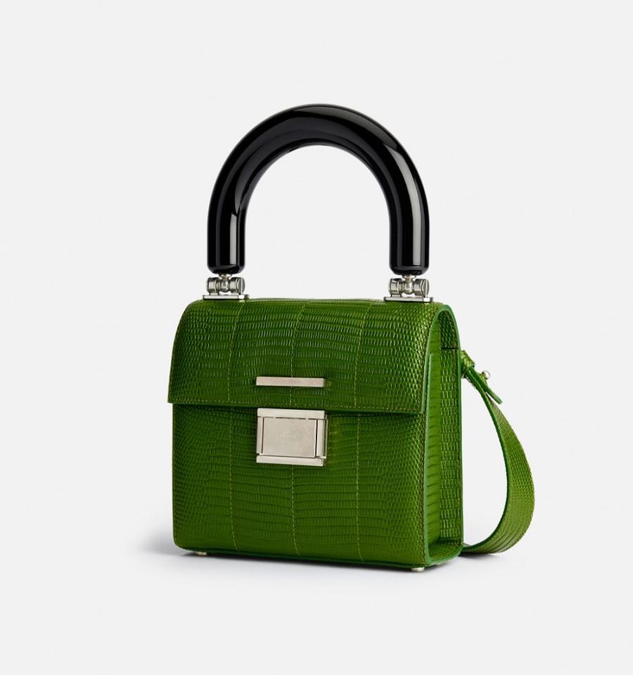 Ami Paris Mini Deja Vu Bags Green | ami-NZ597