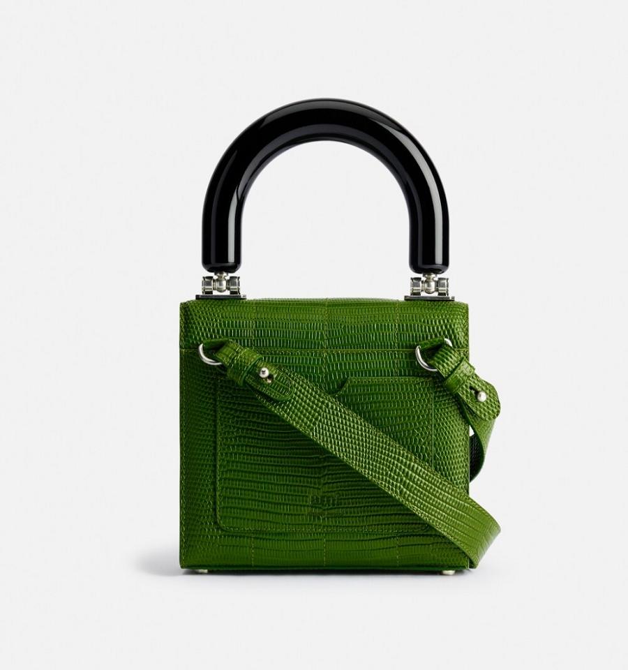 Ami Paris Mini Deja Vu Bags Green | ami-NZ597