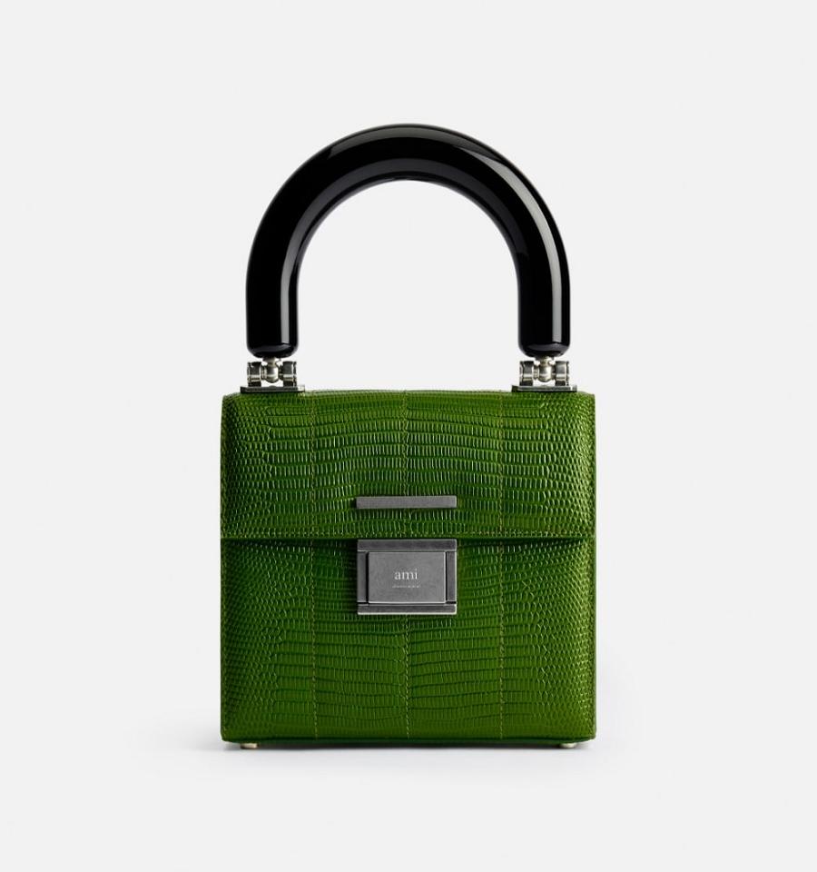 Ami Paris Mini Deja Vu Bags Green | ami-NZ597