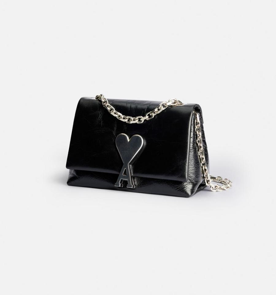 Ami Paris Mini Voulez-Vous Bags Black | ami-NZ626