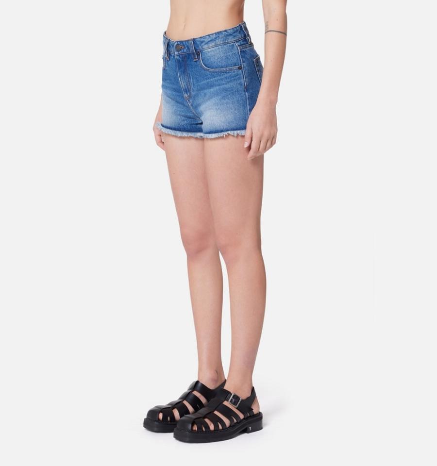 Ami Paris Mini Women's Denim Blue | ami-NZ461