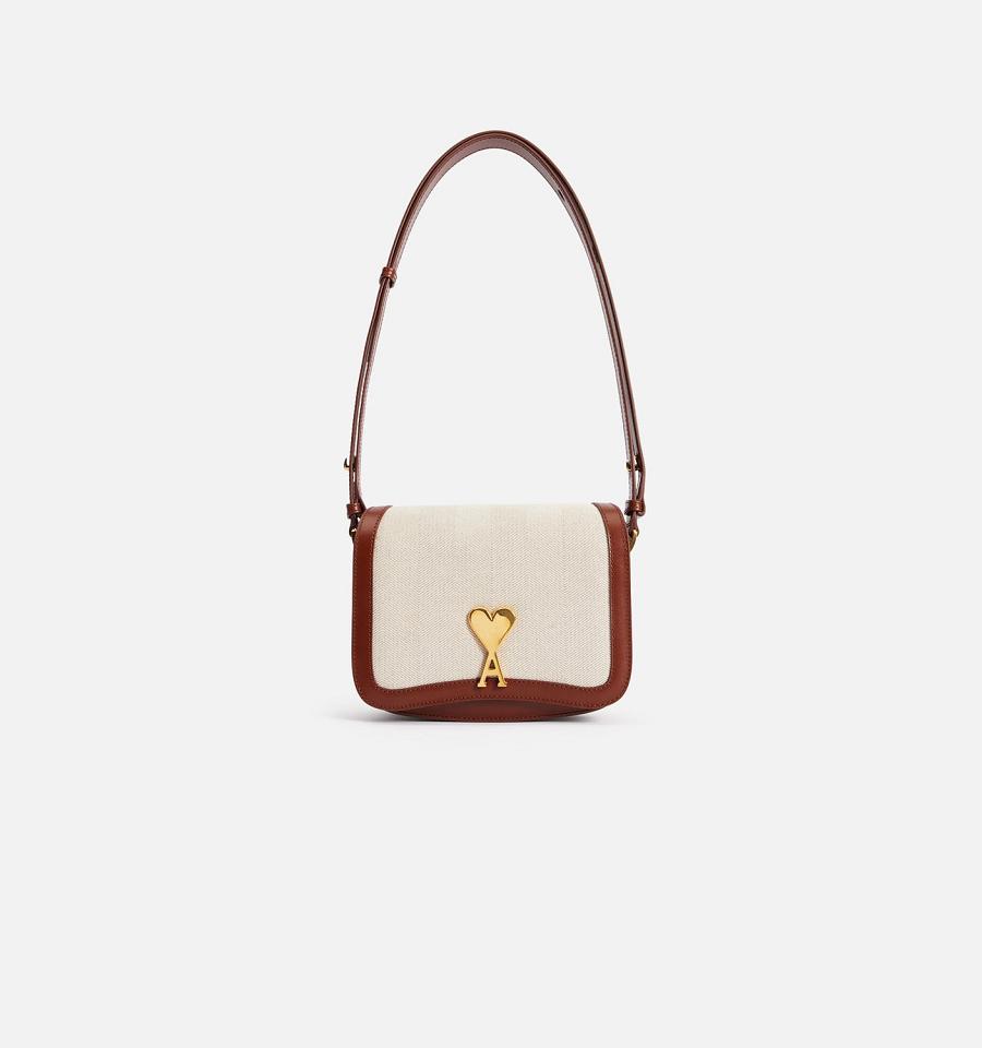 Ami Paris Paris Bags Beige / Brown | ami-NZ141