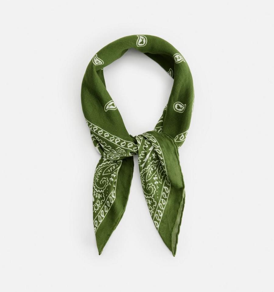 Ami Paris Scarves Green | ami-NZ138