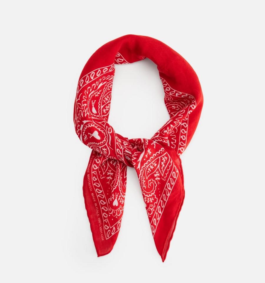 Ami Paris Scarves Red | ami-NZ328