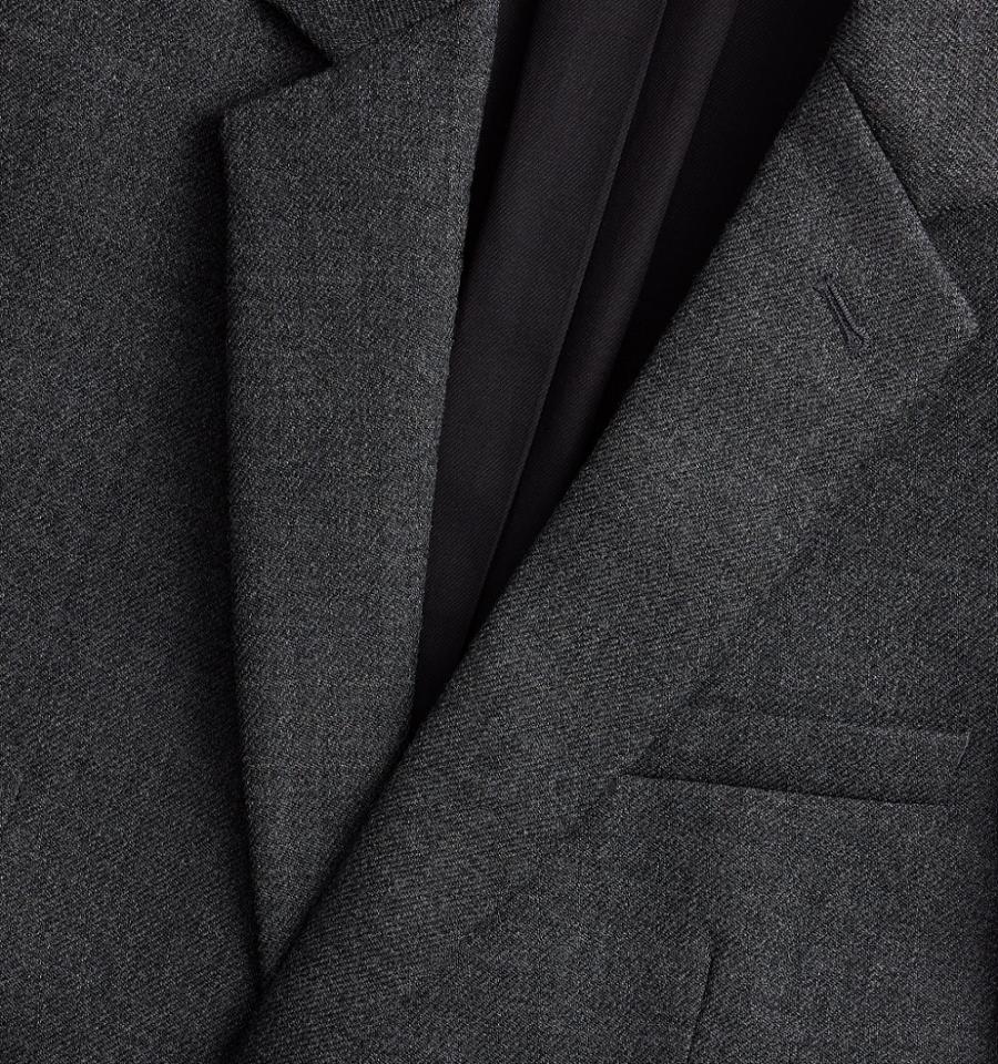 Ami Paris Two Buttons Men's Suits Dark Grey | ami-NZ498