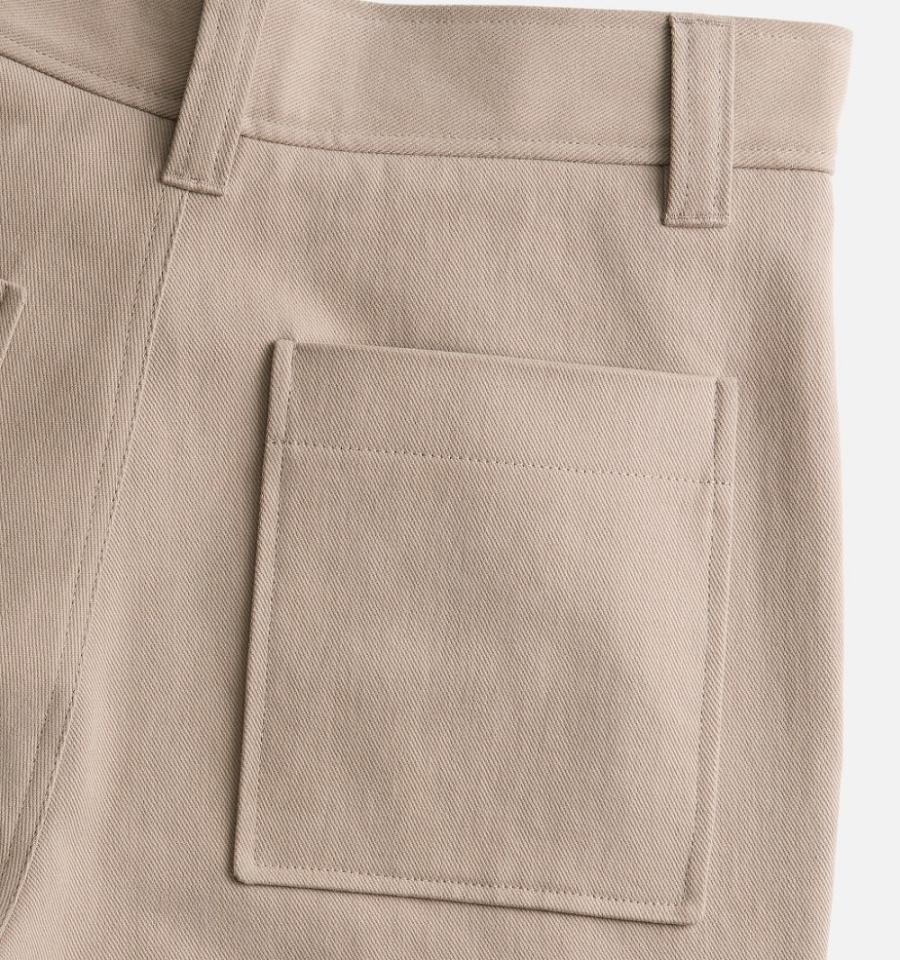 Ami Paris With Elasticated Ankles Men's Cargo Pants Khaki | ami-NZ272